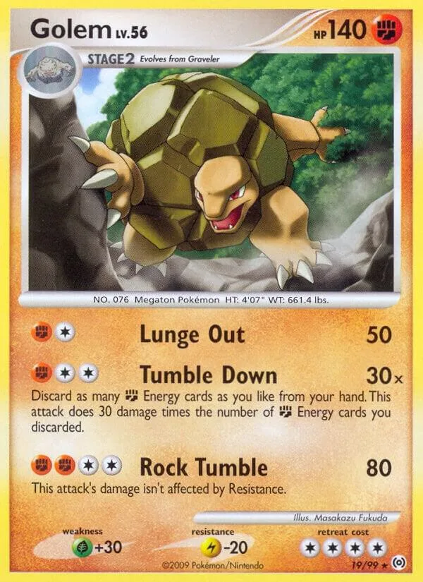 Golem card front