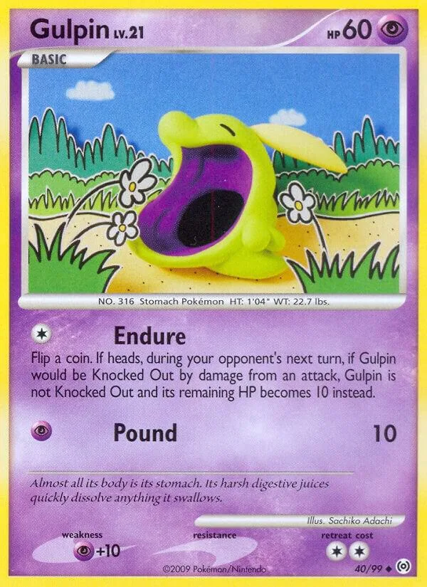 Gulpin card front