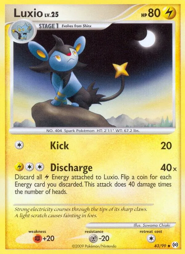 Luxio card front