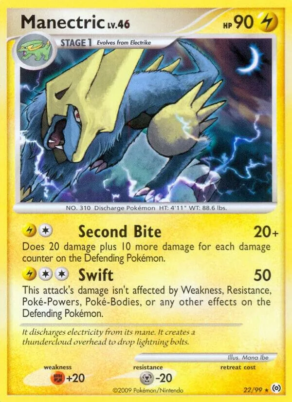 Manectric card front