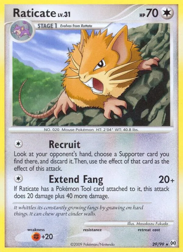 Raticate card front