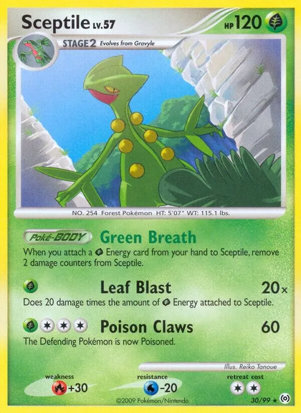 Sceptile card front