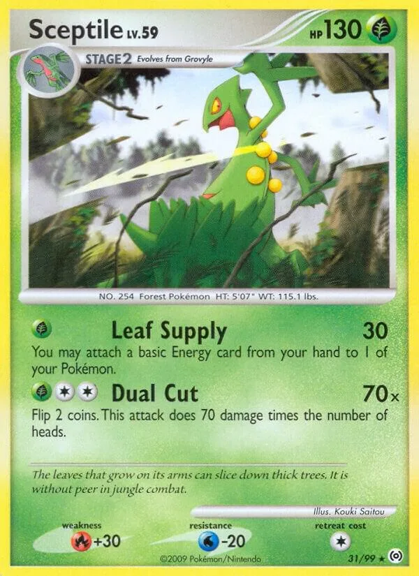 Sceptile card front