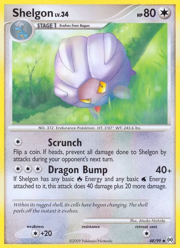 Shelgon card front