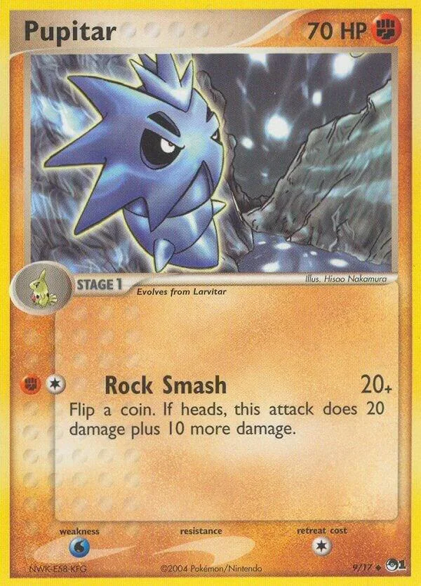 Pupitar card front