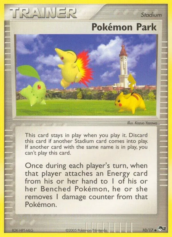 Pokemon Park card front