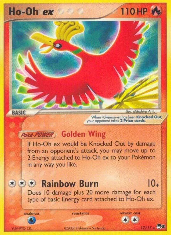 Ho-Oh ex (Non-Holo) card front