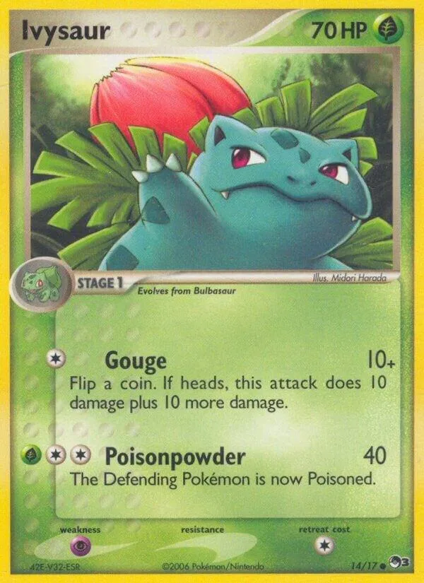 Ivysaur card front