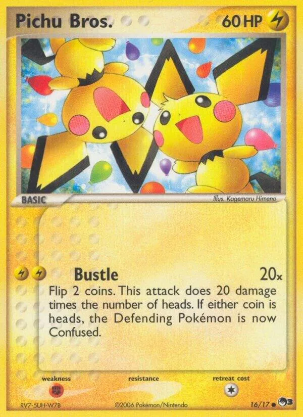 Pichu Bros. card front
