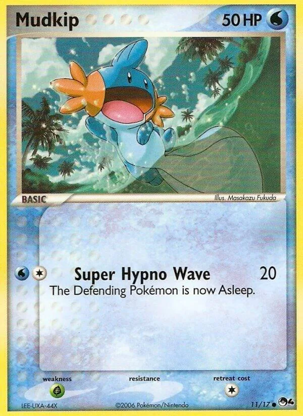 Mudkip card front