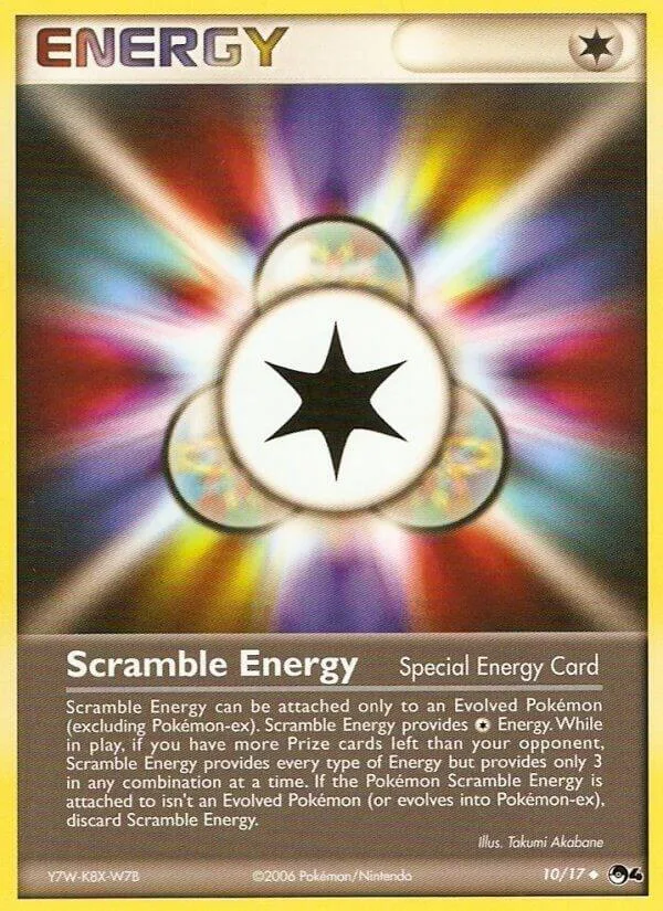 Scramble Energy card front