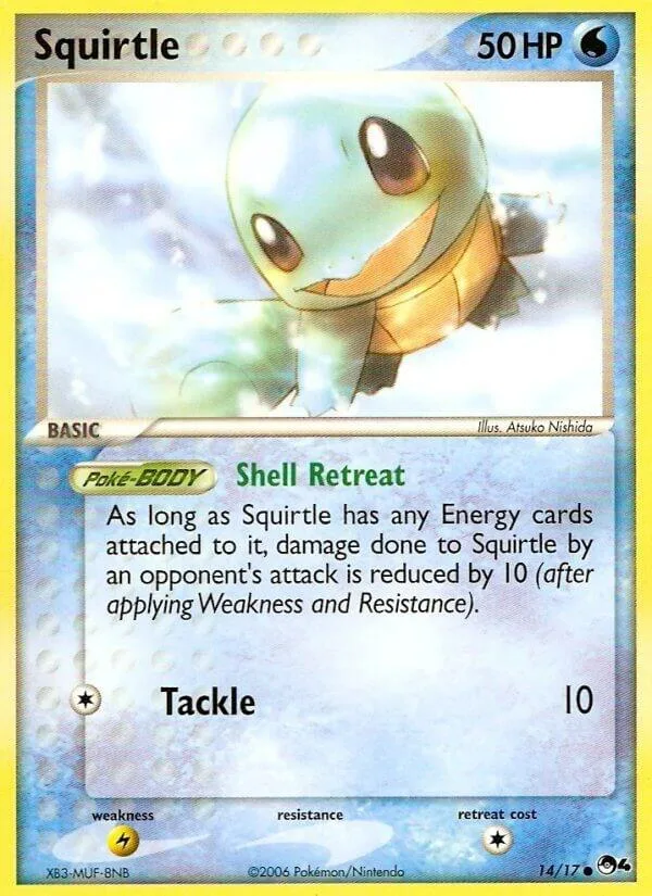 Squirtle card front