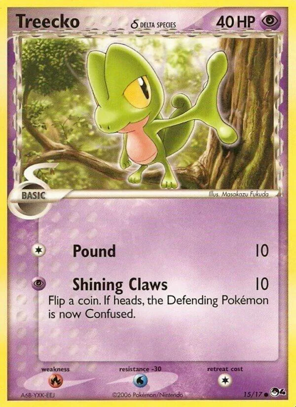 Treecko (Delta Species) card front