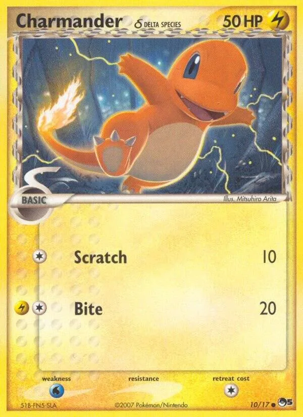 Charmander (Delta Species) card front