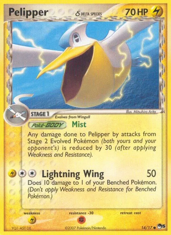Pelipper (Delta Species) card front