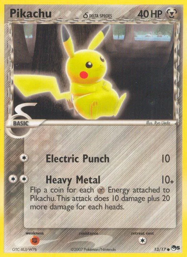 Pikachu (Delta Species) card front