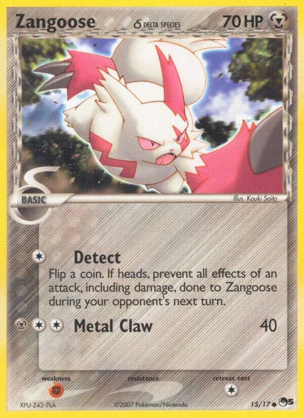 Zangoose (Delta Species) card front