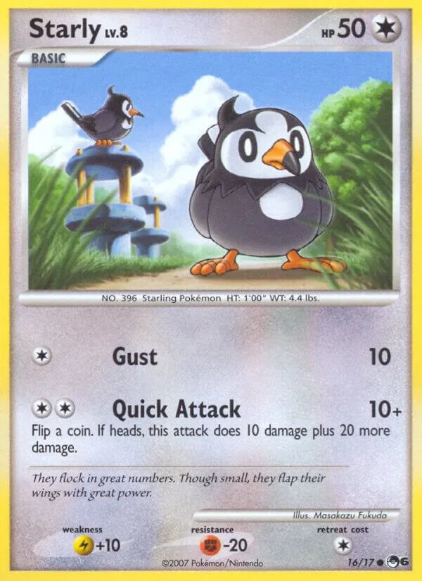 Starly card front