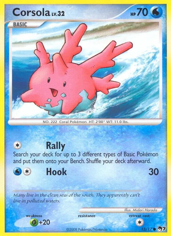 Corsola card front