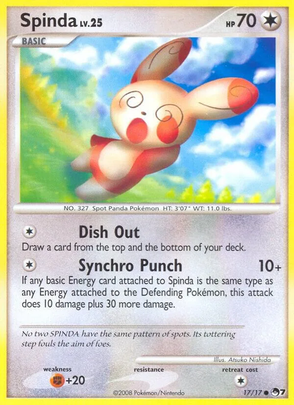 Spinda card front