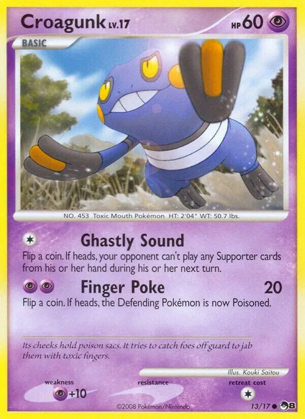 Croagunk card front