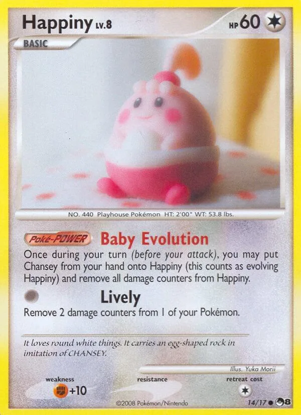 Happiny card front