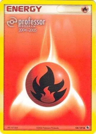 Fire Energy (2004-2005) card front