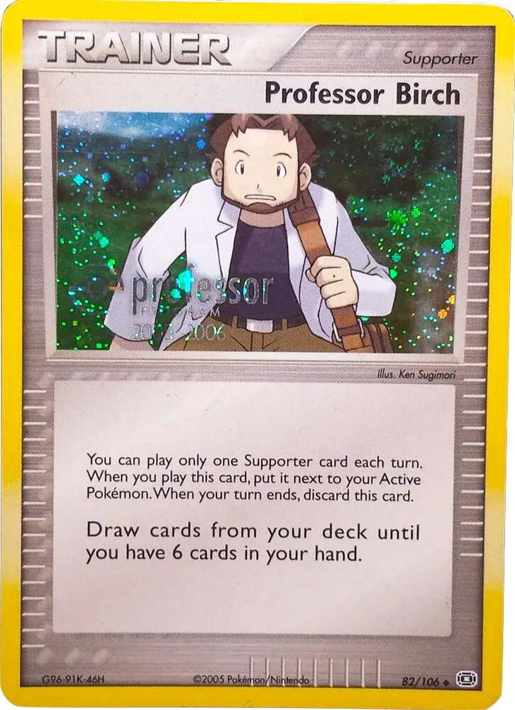 Professor Birch (2006) card front