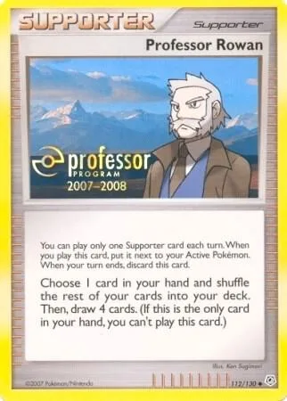 Professor Rowan (2007) card front