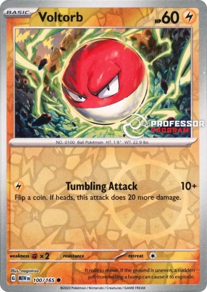 Voltorb card front