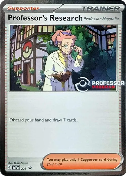 Professor's Research [Professor Magnolia] Holofoil card