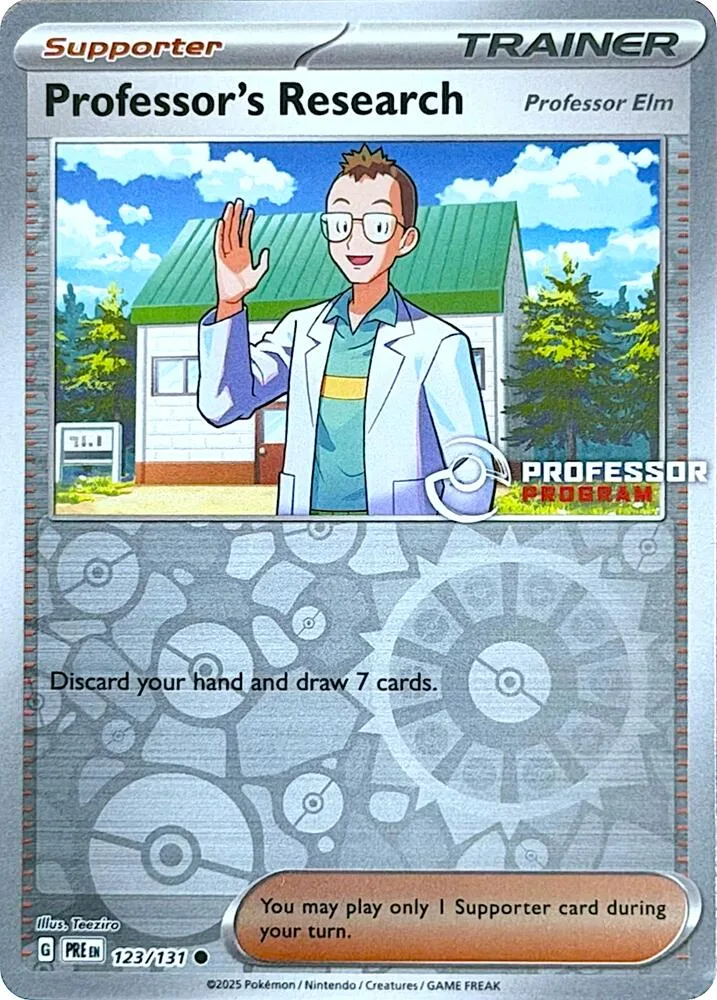 Professor's Research [Professor Elm] card front