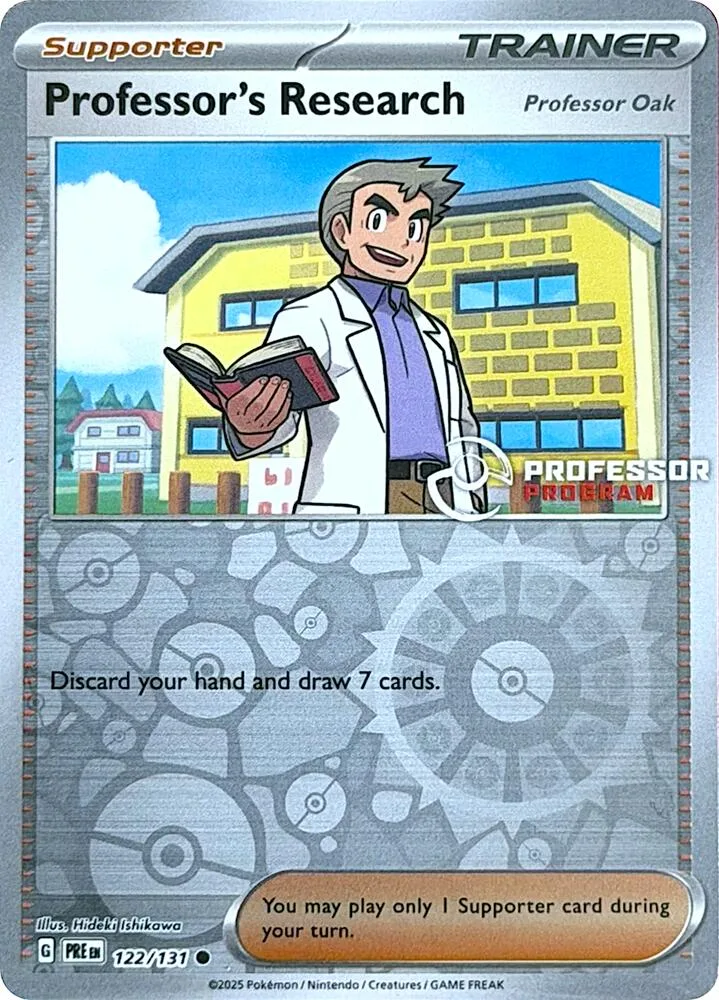 Professor's Research [Professor Oak] card front