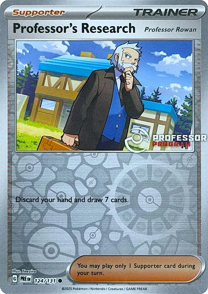 Professor's Research [Professor Rowan] card front