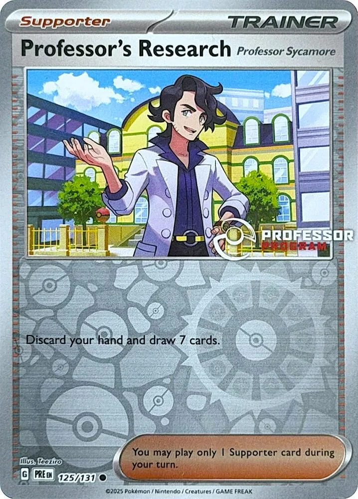 Professor's Research [Professor Sycamore] card front