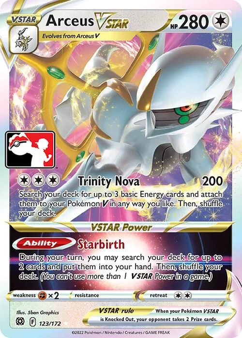 Arceus VSTAR card front