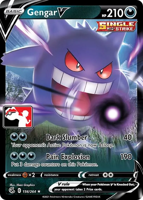 Gengar V Holofoil card