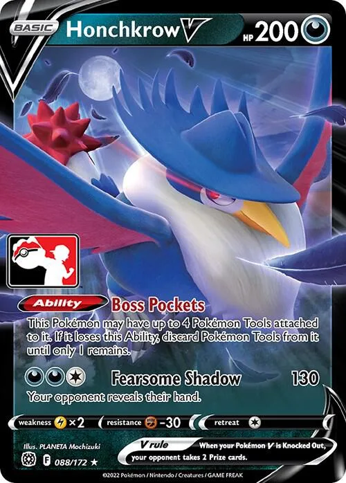 Honchkrow V card front