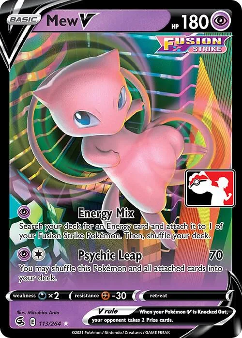 Mew V card front