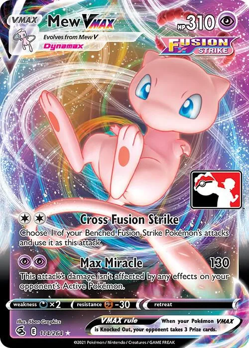 Mew VMAX card front