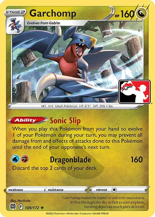 Garchomp card front