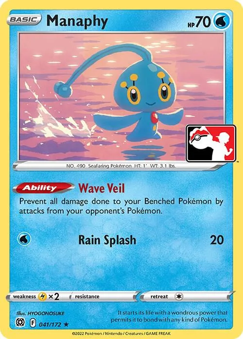 Manaphy card front