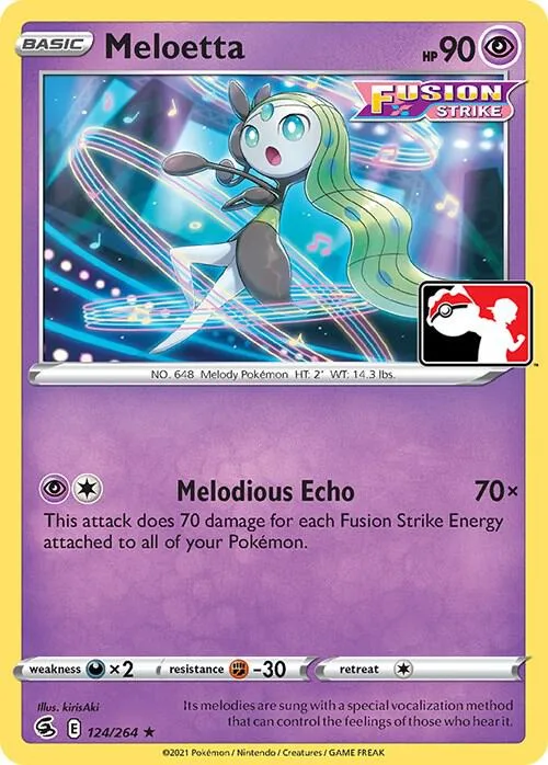 Meloetta card front