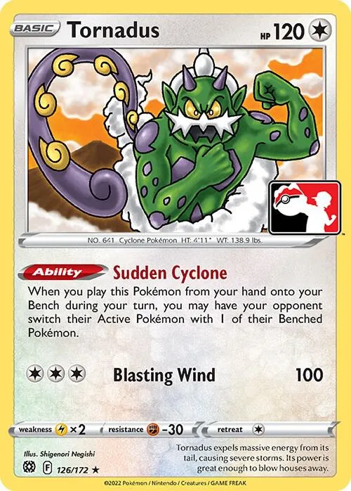 Tornadus card front