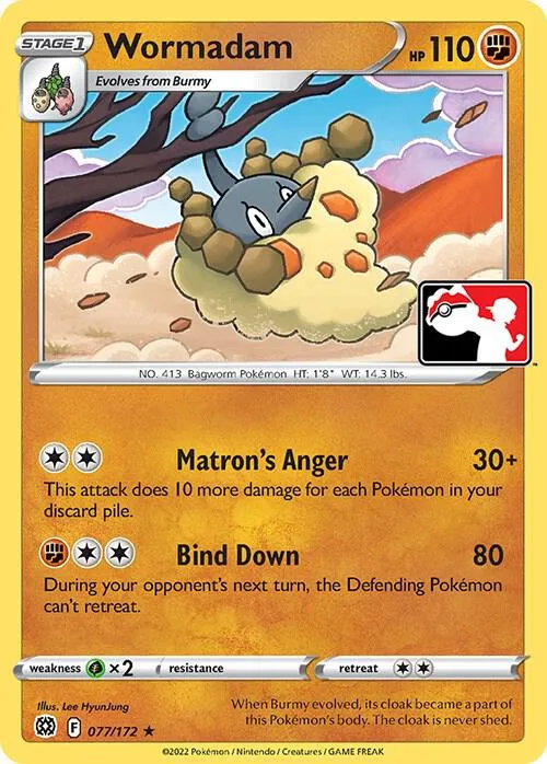 Wormadam card front