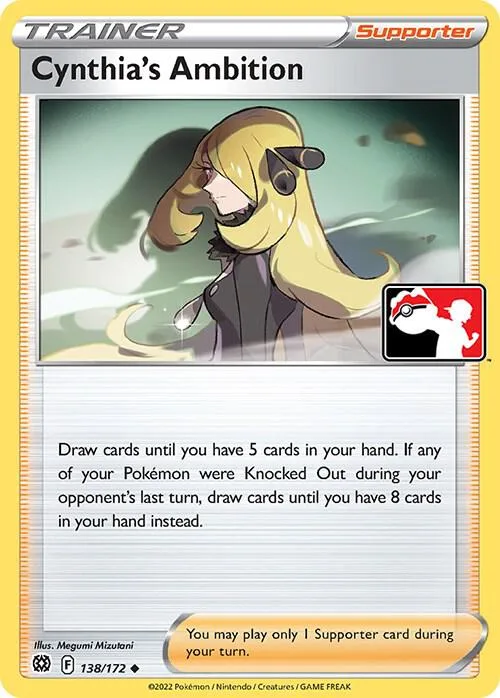 Cynthia's Ambition card front
