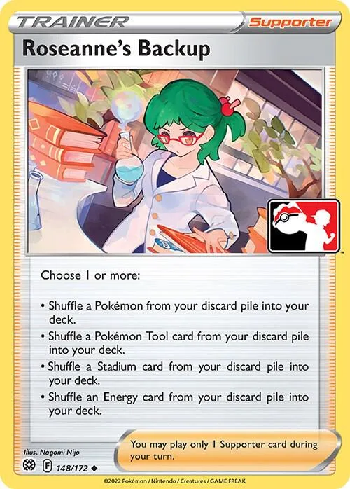 Roseanne's Backup card front