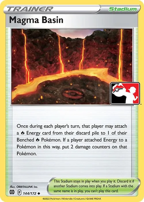 Magma Basin card front