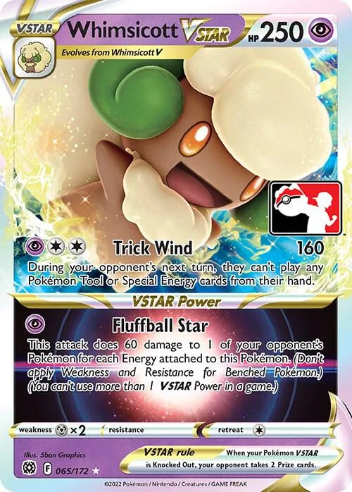 Whimsicott VSTAR card front