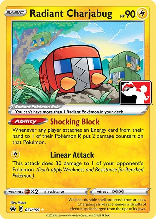 Radiant Charjabug card front